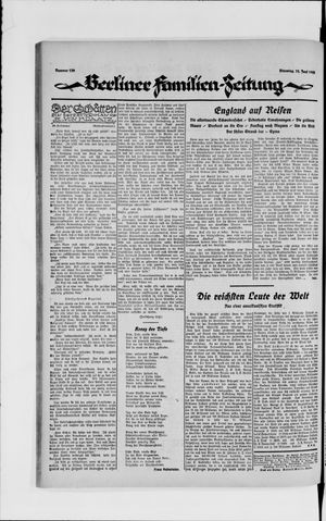 Berliner Volkszeitung vom 12.06.1923