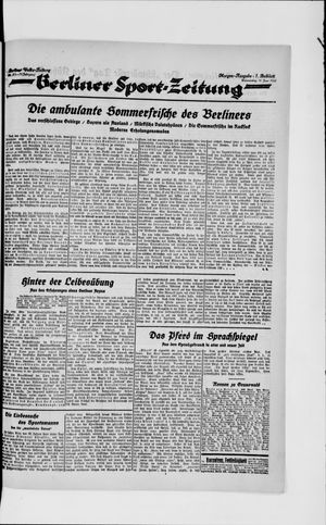 Berliner Volkszeitung vom 14.06.1923