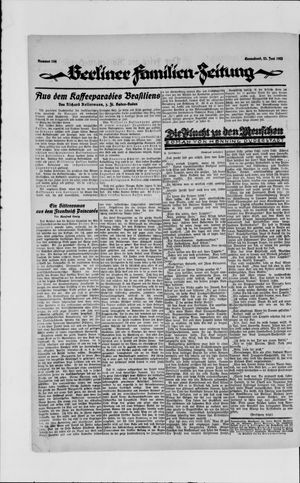 Berliner Volkszeitung vom 23.06.1923