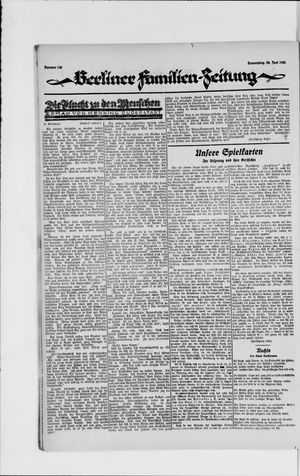 Berliner Volkszeitung vom 28.06.1923