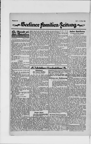 Berliner Volkszeitung vom 29.06.1923