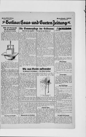 Berliner Volkszeitung vom 29.06.1923