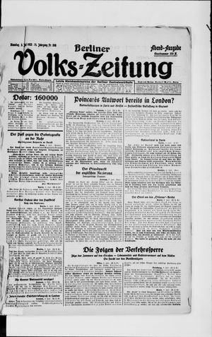 Berliner Volkszeitung vom 03.07.1923