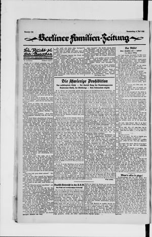 Berliner Volkszeitung vom 05.07.1923