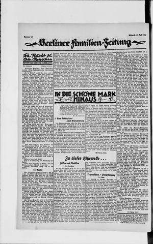 Berliner Volkszeitung vom 11.07.1923