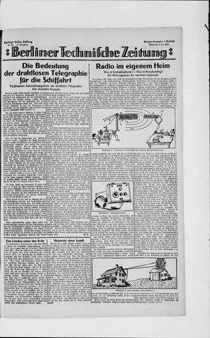Berliner Volkszeitung vom 11.07.1923