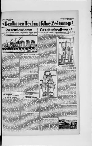 Berliner Volkszeitung vom 25.07.1923