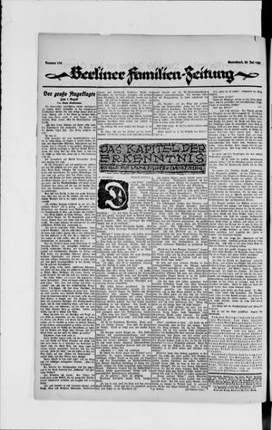 Berliner Volkszeitung vom 28.07.1923