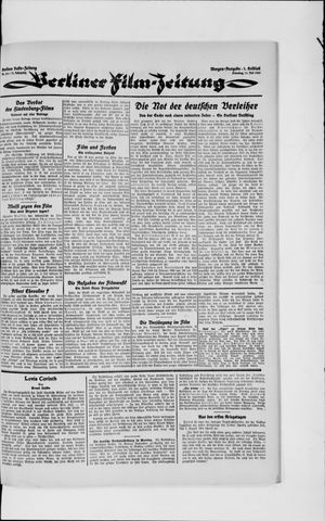 Berliner Volkszeitung vom 31.07.1923