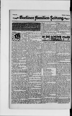 Berliner Volkszeitung vom 07.08.1923