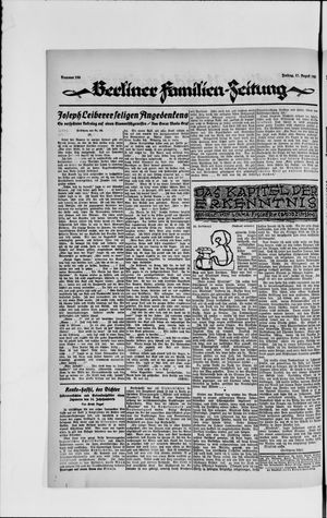 Berliner Volkszeitung vom 17.08.1923