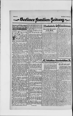 Berliner Volkszeitung vom 18.08.1923