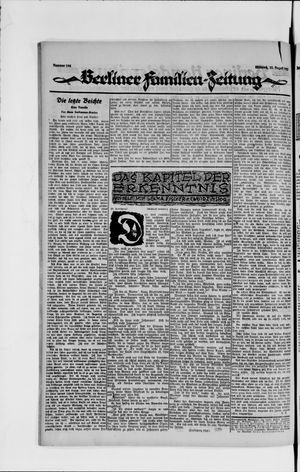 Berliner Volkszeitung vom 22.08.1923