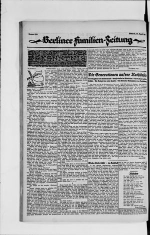 Berliner Volks-Zeitung vom 29.08.1923