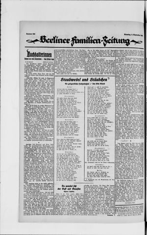 Berliner Volkszeitung vom 04.09.1923