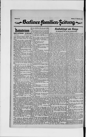 Berliner Volkszeitung vom 17.09.1923