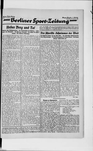 Berliner Volkszeitung vom 20.09.1923