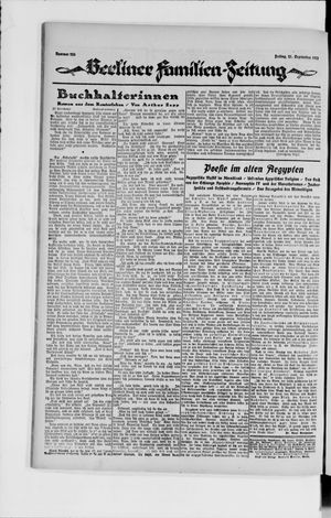 Berliner Volkszeitung vom 21.09.1923