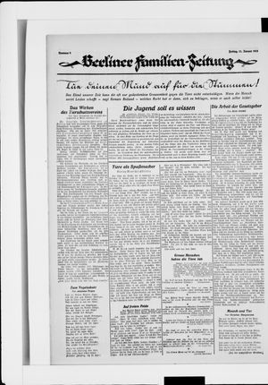 Berliner Volkszeitung vom 11.01.1924
