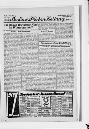 Berliner Volkszeitung on Jan 13, 1924