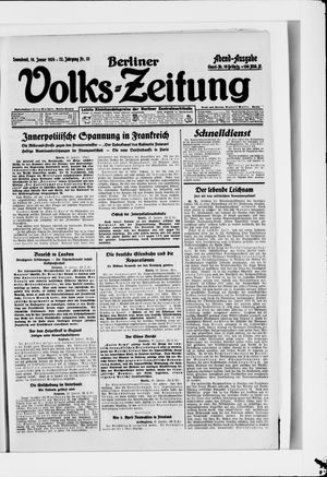 Berliner Volkszeitung vom 19.01.1924