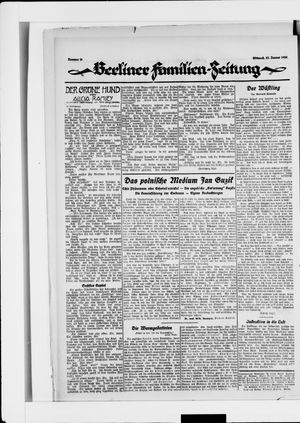 Berliner Volkszeitung vom 24.01.1924