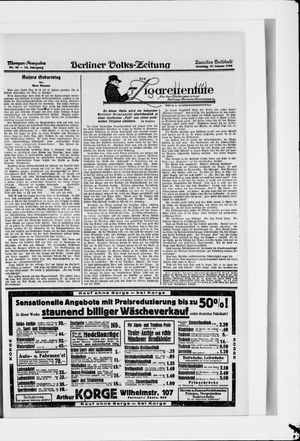 Berliner Volkszeitung on Jan 27, 1924
