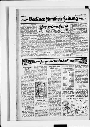 Berliner Volkszeitung vom 02.02.1924