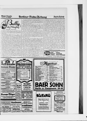 Berliner Volkszeitung vom 10.02.1924