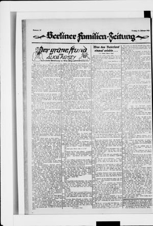 Berliner Volkszeitung vom 11.02.1924