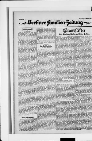 Berliner Volkszeitung vom 21.02.1924