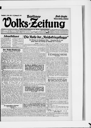 Berliner Volkszeitung vom 01.03.1924
