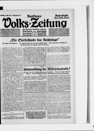 Berliner Volkszeitung on Mar 6, 1924