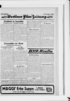 Berliner Volkszeitung vom 11.03.1924
