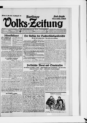 Berliner Volkszeitung vom 12.03.1924