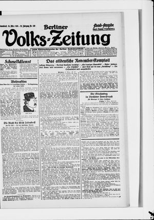 Berliner Volkszeitung on Mar 15, 1924