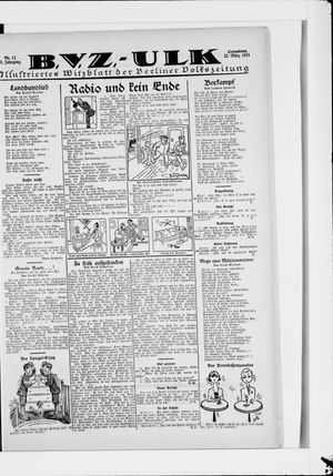 Berliner Volkszeitung vom 22.03.1924