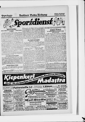 Berliner Volkszeitung vom 23.03.1924