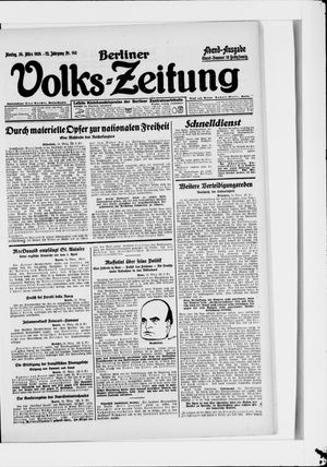 Berliner Volkszeitung vom 24.03.1924