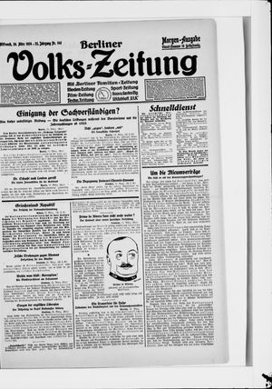 Berliner Volkszeitung on Mar 26, 1924