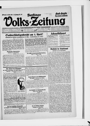 Berliner Volkszeitung vom 26.03.1924