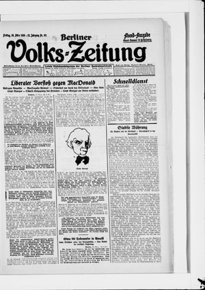 Berliner Volkszeitung vom 28.03.1924