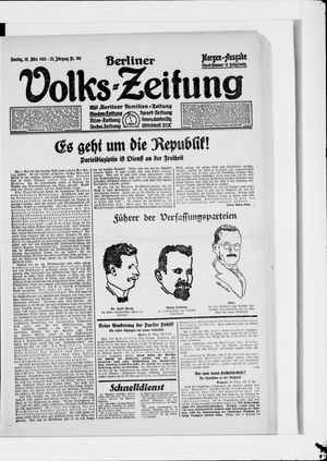 Berliner Volkszeitung vom 30.03.1924