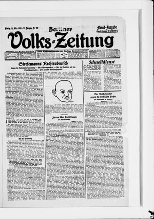 Berliner Volkszeitung vom 31.03.1924