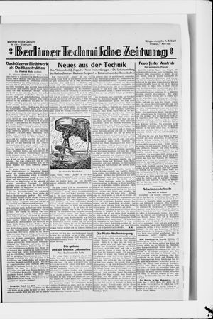 Berliner Volkszeitung vom 02.04.1924