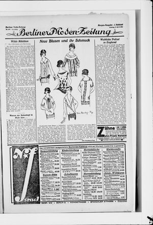 Berliner Volkszeitung vom 06.04.1924