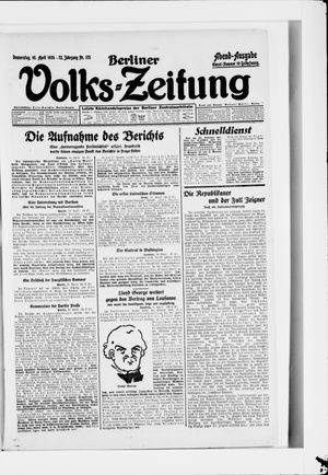 Berliner Volkszeitung vom 10.04.1924