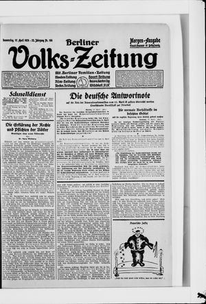 Berliner Volkszeitung vom 17.04.1924