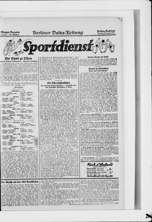 Berliner Volkszeitung on Apr 20, 1924