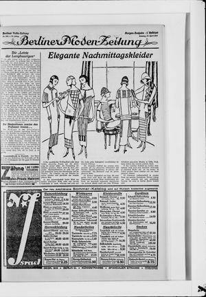 Berliner Volkszeitung vom 27.04.1924